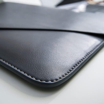 Laptop Sleeve Compatible with New 15.3 inch MacBook Air 2023 2024, Surface Laptop 15, Surface Book 13.5, Surface Laptop Studio with Small Pouch, Mouse Pad and Cord Holder Color Dark Grey