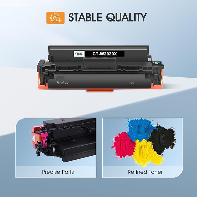 414X Toner Cartridges 4 Pack High Yield MFP M479fdw 414A Compatible for HP 414X Toner for HP Color Laserjet Pro MFP M479 M479fdw M479fdn M454dw M454dn M479dw Printer Ink Black Cyan Yellow Magenta