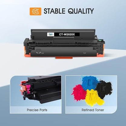 414X Toner Cartridges 4 Pack High Yield MFP M479fdw 414A Compatible for HP 414X Toner for HP Color Laserjet Pro MFP M479 M479fdw M479fdn M454dw M454dn M479dw Printer Ink Black Cyan Yellow Magenta