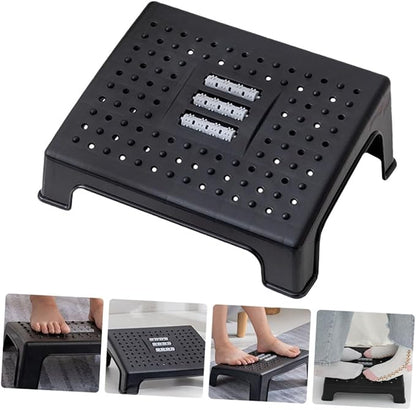 Non-Slip Footstool Under Desk Foot Rest for Office and Home Ergonomic Leg Support Stool to Leg Pressure and Comfort and Stable Design