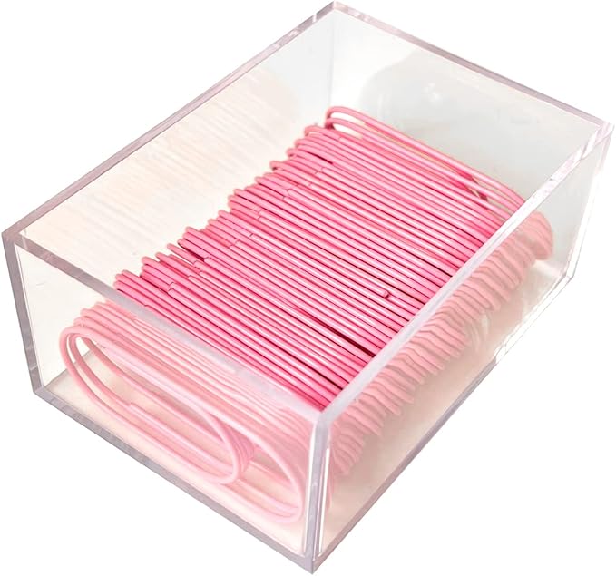 Pink Jumbo Paper Clips, 50pcs 2inch Big PaperClips Durable and Rustproof Coated Large Paper Clips Office Supply Accessories