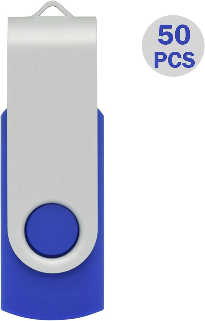 50 Pack 32GB USB Flash Drives Bulk 32GB Flash Drive 50 Pack USB2.0-Blue