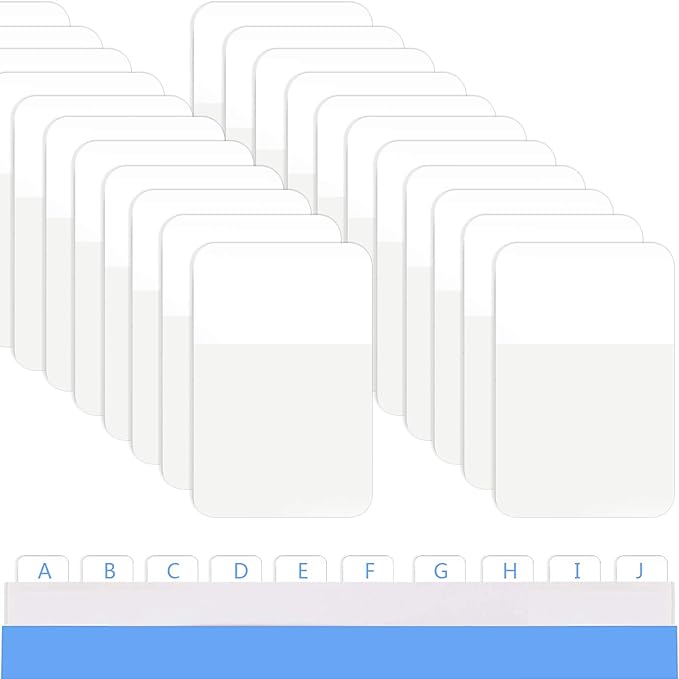 Sticky Index Tabs Page Marker Pop-up Page Flags Sticky Notes Tabs 1.6 x 1 Inch, White (800 Pieces)