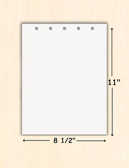Limited Papers(TM) Writing and Copy Paper, Variation of Colors 8.5" x 11", 5 Hole Top-Punched, 20 Pound Text, 500 Sheets Per Ream. (5000, Green)