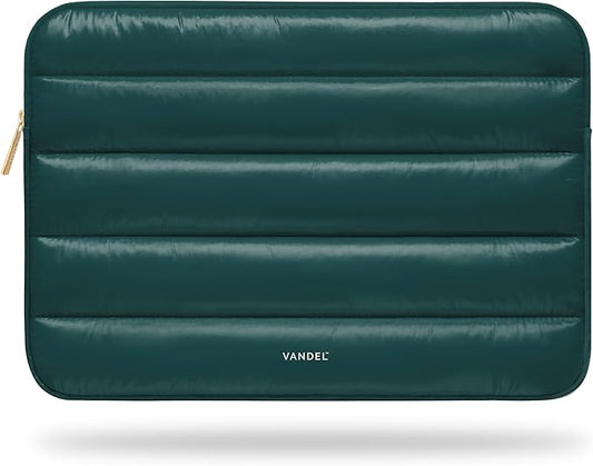 VANDEL - The Original Puffy Laptop Sleeve 13-14 Inch. White Laptop Sleeve for Women. Carrying Case Cover MacBook Pro 14 in, MacBook Air 13 Inch, iPad Pro 12.9, Dell, Asus, HP