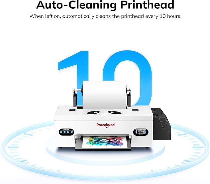 Procolored F13 Panda DTF Printer A3 L1800 Apparel Printer Transfer Printing Machine T-Shirt Direct to Film with White Ink Circulation and Semi-Automatic Cleaning