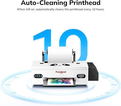 Procolored F13 Panda DTF Printer A3 L1800 Apparel Transfer Printing Machine T-Shirt Direct to Film with White Ink Circulation and Semi-Automatic Cleaning (Printer+Oven+Ink)