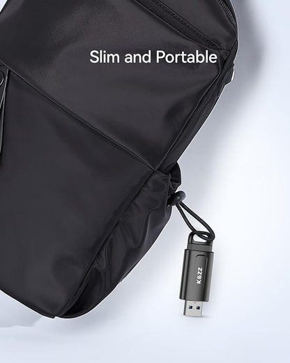 K&ZZ USB Drive 32GB 2 Pack Plug and Play USB 3.0 Flash Drives Push- Pull Cover Thumb Drive Portable Jump Drive USB Storage for Computer/Car Audio/Laptop