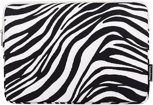 Laptop Sleeve 14 Inch,Waterproof Protective Notebook Case Briefcase Carrying Bag Compatible with MacBook,Acer,Asus, Dell,Lenovo,Microsoft,HP Laptop Cover (Zebra, 11 inch)