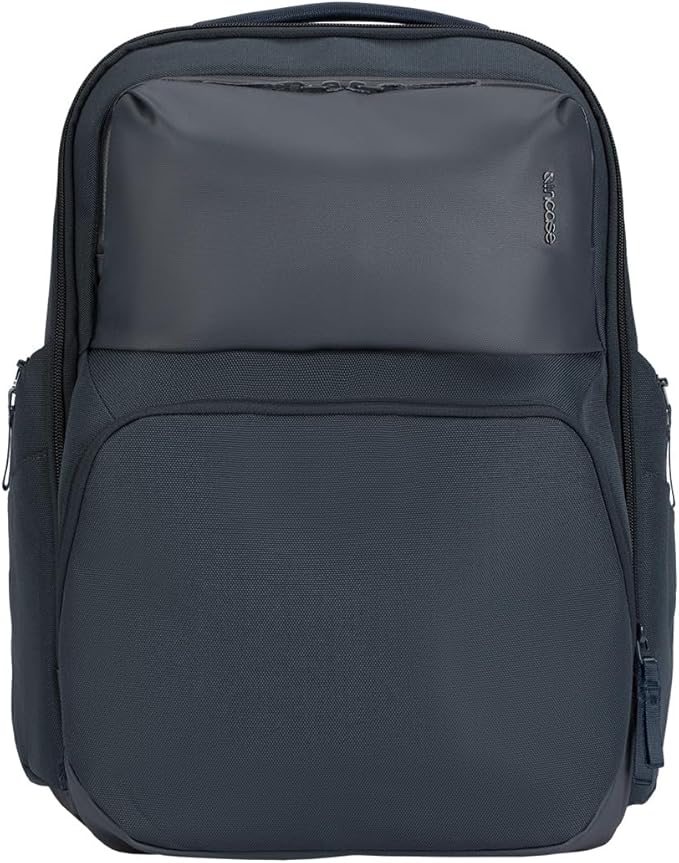 Incase A.R.C. Commuter Backpack 26L – Work and Laptop Bag – Fits up to 16 inch Laptop and MacBook – RFID Pocket, 6 Zippered Compartments, Tablet Sleeve – Everyday and Travel Backpack – Navy