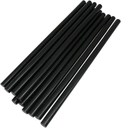 TrendBox Pack of 20 Black 11mmx270mm - Hot Melt Glue Sticks Strips Melting Adhesive for Handmade Craft DIY Home Office Project Craftwork Fix & Repairs