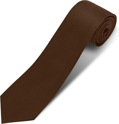 Men's Ties Solid Pure Color 3.15" (8CM) Necktie Plain Formal Business Wedding Black Ties For Men