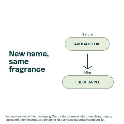ATTITUDE Hand Soap for Sensitive Skin with Oat and Avocado Oil, EWG Verified, Dermatologically Tested, Vegan, Fresh Apple Scent, 16 Fl Oz (Pack of 3)