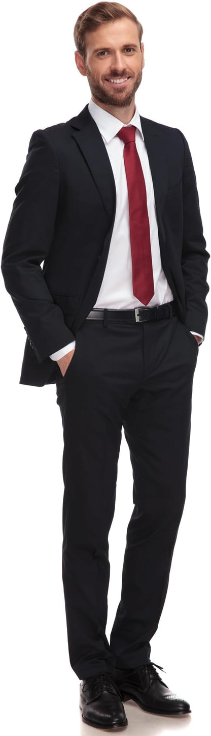 trilece Ties for Men - Men's Solid Color Ties - Formal Neckties for Men - Neck Tie for Man