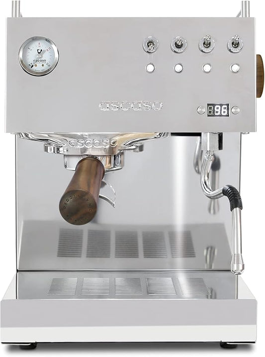 Ascaso Steel PID Programmable Espresso Machine w/Volumetric Controls, Single Thermoblock, 120V (SINGLE, POLISHED)