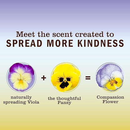 MRS. MEYER'S CLEAN DAY Hand Soap, Made with Essential Oils, Compassion Flower, 12.5 fl. oz - Pack Of 3