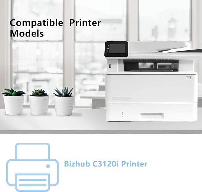 TNP-92 TNP92 Toner Cartridge Replacement for Konica TNP92K TNP92C TNP92M TNP92Y Set AE1Y130 AE1Y230 AE1Y330 AE1Y430 Suitable for Konica Minolta Bizhub C3120i Printer (4 Pack)