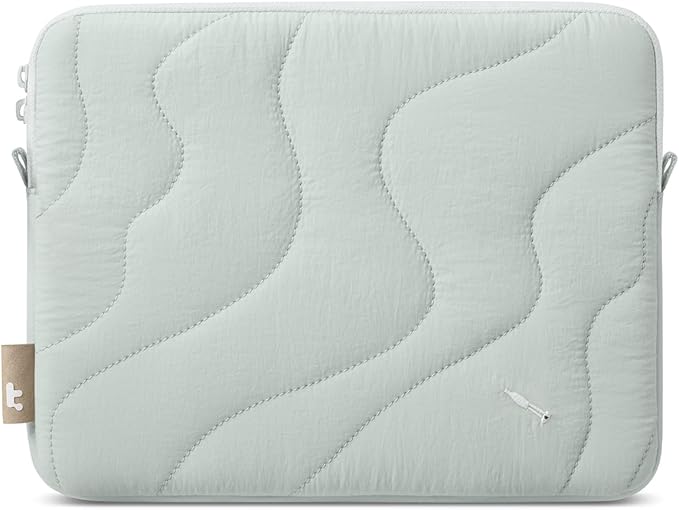 tomtoc 360 Protective Puffy Tablet Sleeve for 11-inch iPad Pro 2025 (M5/M4/(4th/3rd/2nd/1st Gen), 11-inch iPad Air (M3/M2 with Magic Keyboard/Smart Keyboard Folio, Quilted Soft Puffer iPad Case Bag