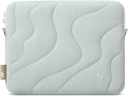 tomtoc 360 Protective Puffy Tablet Sleeve for 11-inch iPad Pro 2025 (M5/M4/(4th/3rd/2nd/1st Gen), 11-inch iPad Air (M3/M2 with Magic Keyboard/Smart Keyboard Folio, Quilted Soft Puffer iPad Case Bag