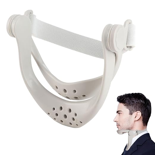Agatige Neck Brace for Posture, 360 Degree Adjustable Neck Support Posture Spine Corrector Neck Brace Cervical Traction Device for Women and Men Cervical Spine Pressure Relief (1PCS)