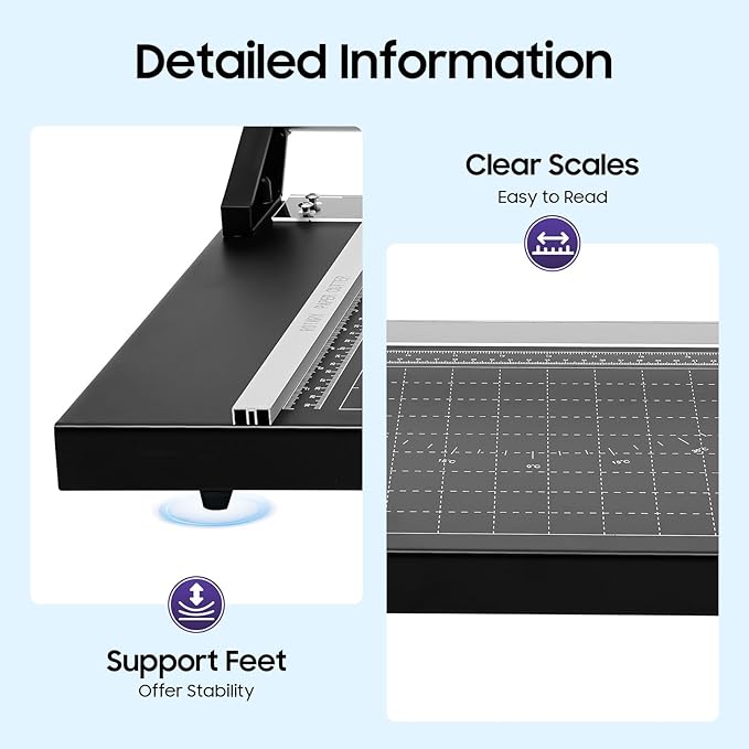 Professional Rotary Trimmer, Guillotine Trimmer, Rotary Paper Cutter for Offices, Schools and Crafts