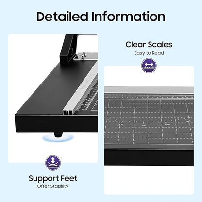 Professional Rotary Trimmer, Guillotine Trimmer, Rotary Paper Cutter for Offices, Schools and Crafts