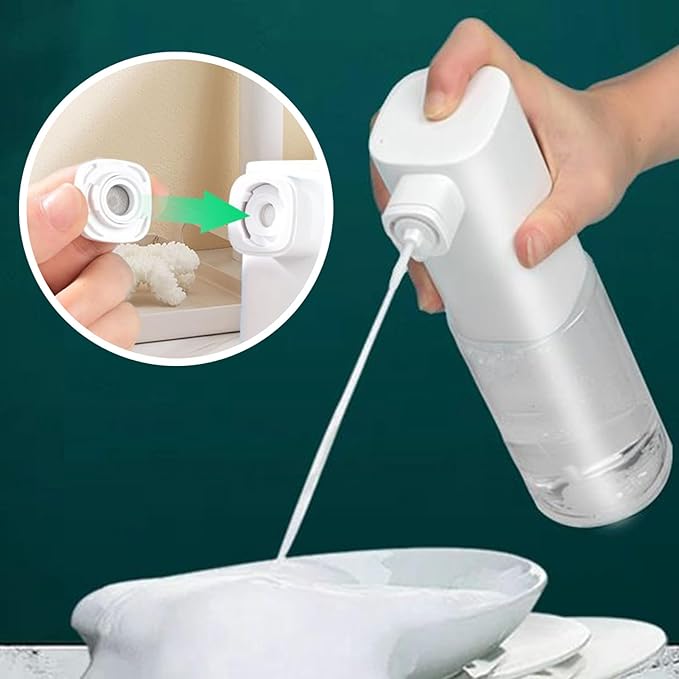 Foaming Hand Soap Dispenser Automatic - Puppy Soap Dispenser for Bathing, Shampoo Frother | Touchless Design, Rechargeable 1200mAh Battery, 300ml Capacity, ABS Material, 21x8.5cm