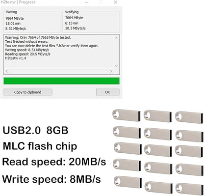 8GB Thumb Drive 100 Pack Flash Drives 100 Pack Mini Flash Drive USB Drive USB Flash Drive Pack Memoria USB Flash Drives(8GB,100PCS)