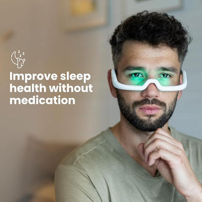 retimer 3 - Smart Light Therapy Glasses for Sleep & Circadian Issues - Insomnia, Winter Blues, Jet lag & Shift Work. Naturally Regulate Melatonin. AI App Integrated with Apple & Android Health