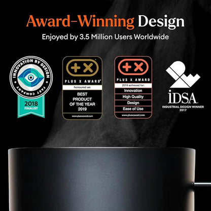 Ember Temperature Control Smart Mug 2, 10 Oz, App-Controlled Heated Coffee Mug with 80 Min Battery Life and Improved Design, Black