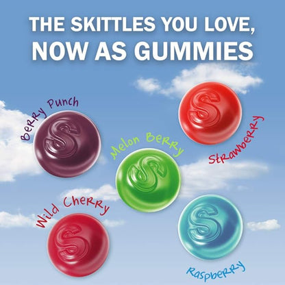 SKITTLES Wild Berry Gummy Candy, 5.8 oz Bag (Pack of 12)