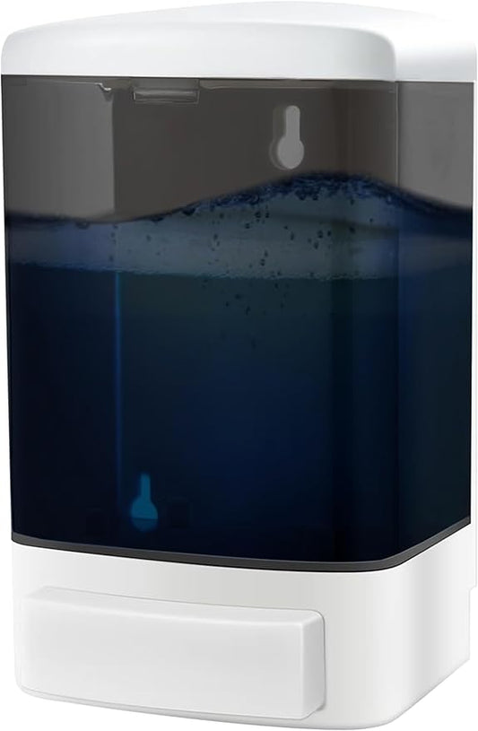 Manual Soap Dispenser 33oz Wall Mount Hand Soap Dispenser for Bathroom, Kitchen, Hotel & Restaurant Commercial Refillable Shampoo & Conditioner Dispenser for Liquid Gel