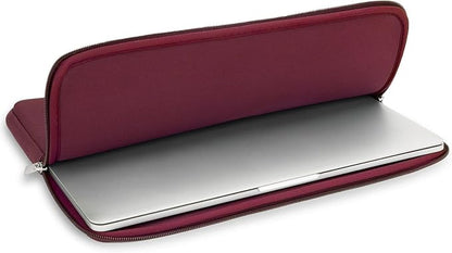 RAINYEAR 13 Inch Laptop Sleeve Compatible with 13.3" MacBook Air/Pro M1 M2 M3 M4 A3240 A3113 A2681 A2337 A1932 A2179 A2338 A1706 A1708 Carrying Computer Bag Protective Cover Case (Red)