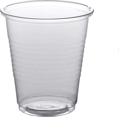 Bluetable 5 oz Cups Disposable Plastic Bulk 2400 Case – Small Medicine Cups 5 Ounce Bathroom Cups Translucent cup 5 oz. Water Dispenser Clear Drinking Cup [2400 Pack/Case]
