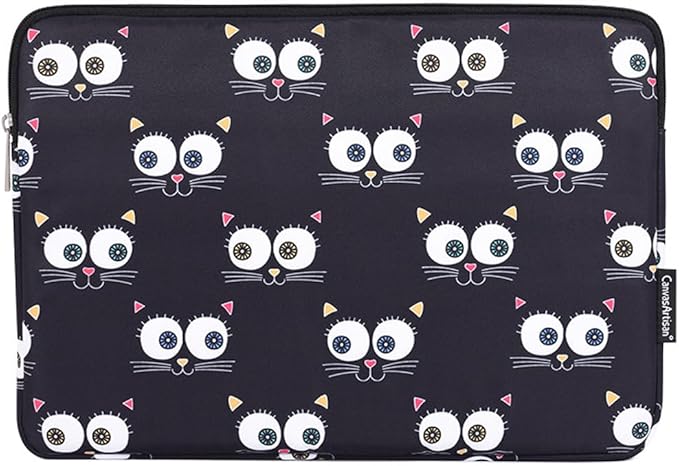 Laptop Sleeve 14 Inch,Waterproof Protective Notebook Case Briefcase Carrying Bag Compatible with MacBook,Acer,Asus, Dell,Lenovo,Microsoft,HP Laptop Cover (Cat, 11 inch)