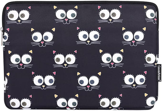 Laptop Sleeve 14 Inch,Waterproof Protective Notebook Case Briefcase Carrying Bag Compatible with MacBook,Acer,Asus, Dell,Lenovo,Microsoft,HP Laptop Cover (Cat, 11 inch)