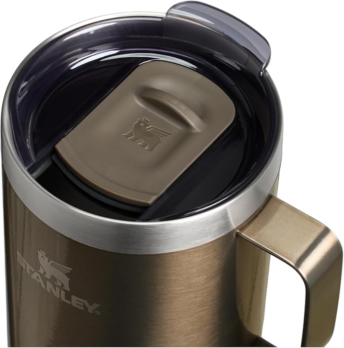 STANLEY Everyday Camp Mug | Drink Through Lid | Cup for Coffee, Tea and Drinks | Insulated Stainless Steel Coffee Mug | BPA-Free
