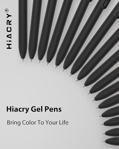 Fidget Gel Pens 16 Pack - 0.7mm Fine Point Black Ink, Smooth Writing Pens, Quick-Dry Black Ink for Journaling, School & Office Supplies, Long Lasting Aesthetic Pens, Gift for Man (16 Count)
