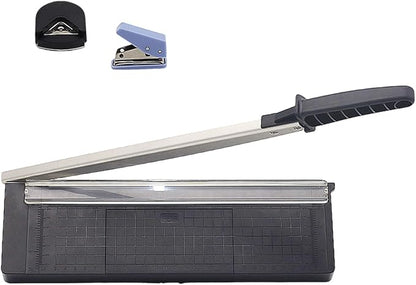 Multifunctional Paper Cutter with Accuracy Cutter 8 Sheets Photo Trimming Device for Office School and Home Use Office Paper Trimmer