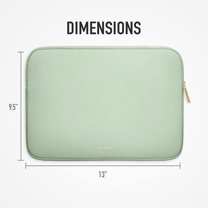 Vandel MacBook Air 13 inch Laptop Sleeve, Fits 13-13.3 inch Laptops: Neoprene MacBook Air & Pro Case, Chromebook, HP Soft Cover | Thin Computer Carrying Bag, Sage Green Mac (M1 & M2) Pouch