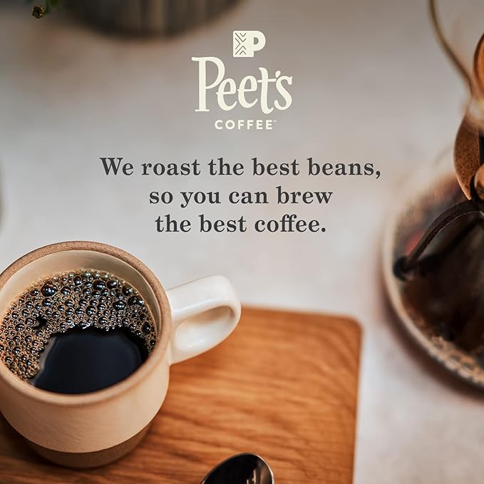 Peet's Coffee, Dark Roast Keurig K-Cup Pods - Major Dickason's Blend 88 Count (4 Boxes of 22 K-Cup Pods)