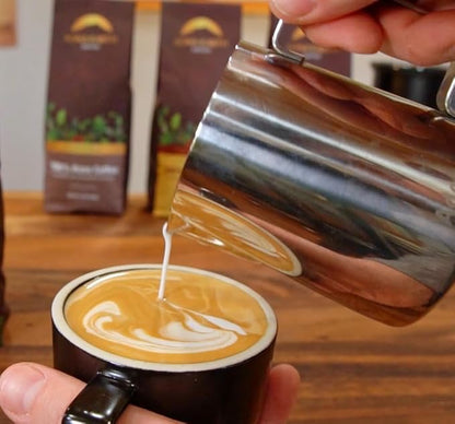KONA EARTH 100% Kona Premium Coffee, Medium Dark Roast, Whole Bean, 5 lb (80 oz) Farm-Direct Authentic Hawaiian Kona Coffee beans from Hawaii’s Big Island, Micro-Batch-Roasted