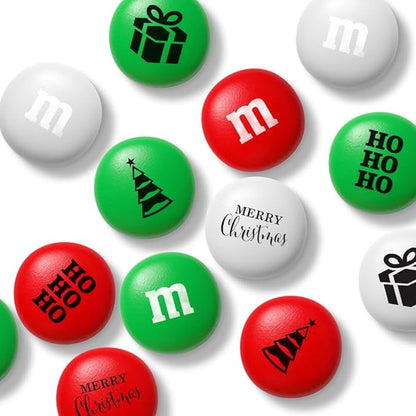 M&M’S Christmas Tree Gift Box, Pre-Designed Colorful Christmas Candy Mix, Perfect for Holiday Gift Exchanges