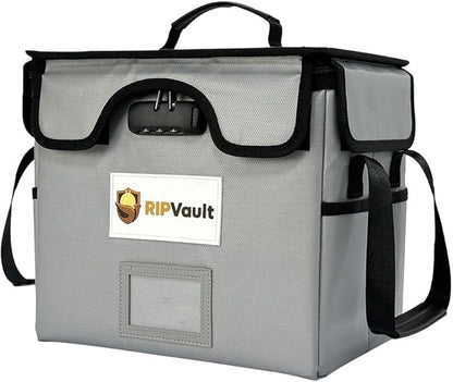 End of Life Organization System - Fireproof Storage Box for Important Documents - Estate Planning Tool with Pre-labeled File Organizer Folders | All-in-one Solution - Rated Up to 1200°F