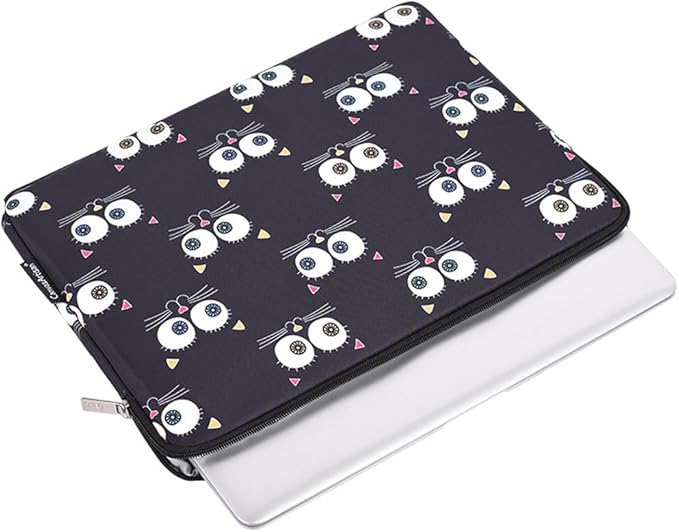 Laptop Sleeve 14 Inch,Waterproof Protective Notebook Case Briefcase Carrying Bag Compatible with MacBook,Acer,Asus, Dell,Lenovo,Microsoft,HP Laptop Cover (Cat, 11 inch)