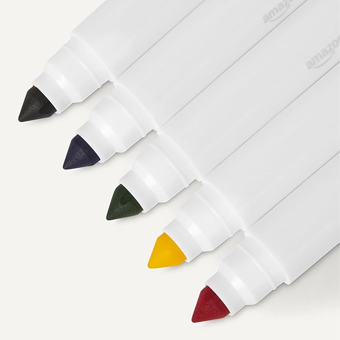 Amazon Basics Broad Line Washable Markers, Pack of 40, Multicolor