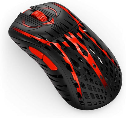 PWNAGE Stormbreaker v3 Wireless Magnesium Gaming Mouse 8kHz - 50grams Ultralight Esports Pro Gamer Flawless Professional PAW3950 Xero Optical Sensor 36,000 DPI - 100% PTFE Skates Ergo -Bloodline