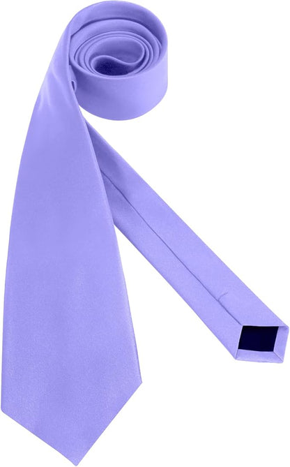 Men's Ties Solid Pure Color 3.15" (8CM) Necktie Plain Formal Business Wedding Black Ties For Men