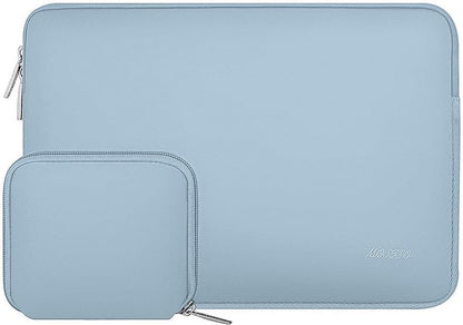 MOSISO Laptop Case 16 inch, 15-15.6 inch Laptop Sleeve Bag Compatible with MacBook Pro 16 inch, HP, Acer, Dell, Lenovo, ASUS Notebook, Neoprene Computer Sleeve Bag with Small Case, Airy Blue