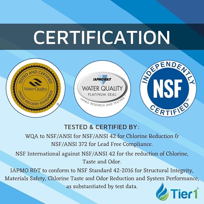 Tier1 8171413 Refrigerator Water Filter 2-pk | Replacement for Whirlpool 8171413, Kenmore 9002, EDR8D1, 469002, 8171414, WF286, WSW-4, WFI-NLC200, Fridge Filter